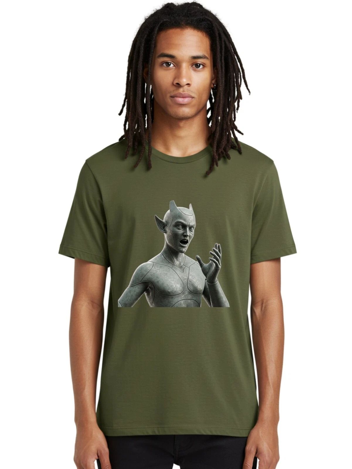Grey-Elf Mens Graphic Tee, 100% Cotton, Casual Summer Wear