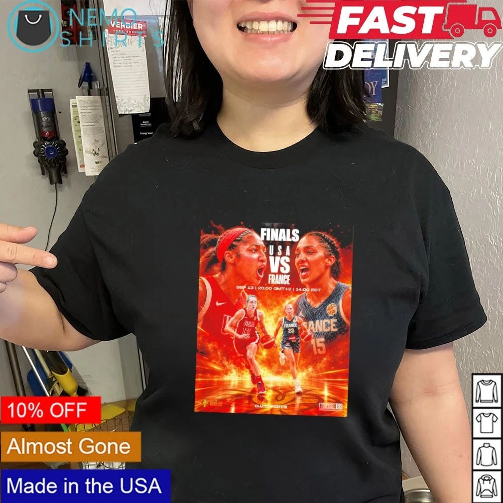 USA vs France FIBA Women’s Basketball World Cup Final shirt