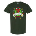 Merry Critmas - Christmas RPG Dice Wreath Lights Holiday Winter T Shirt