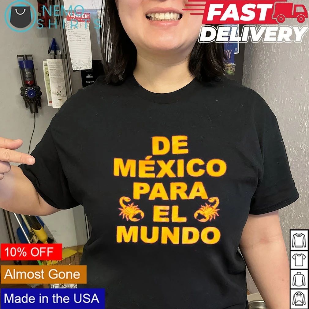 De México para el Mundo Mexico World Scorpion shirt