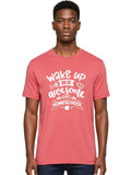 Wake-Up-Be-Awesome-Homeschool Mens Graphic Tee, 100% Cotton, Casual Summer Wear