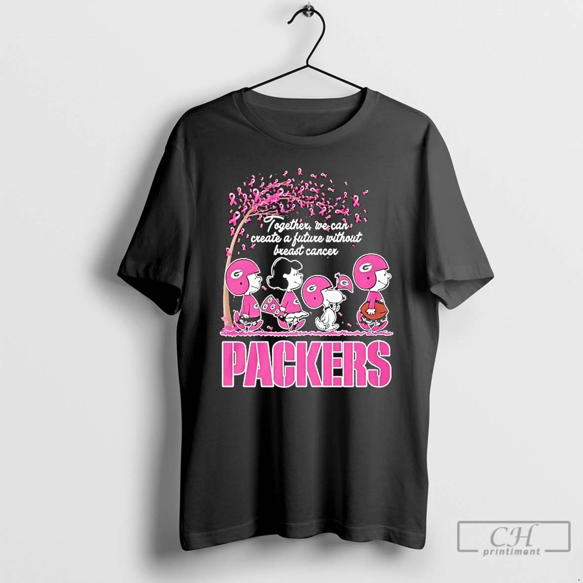 Premium Together We Can Create A Future Without Breast Cancer Green Bay Packers Vs Peanuts