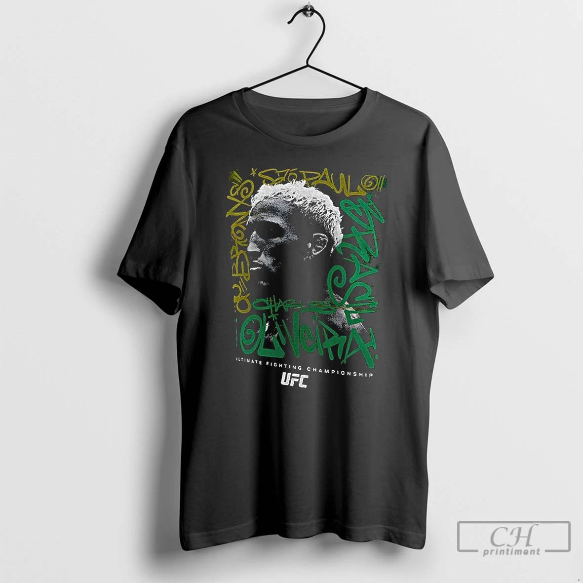Classic Charles Oliveira Ufc Headspace Champions Vintage T Shirts