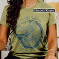Boho Nature Comfort Tee Ralph Waldo Emerson Quote Literary Gift