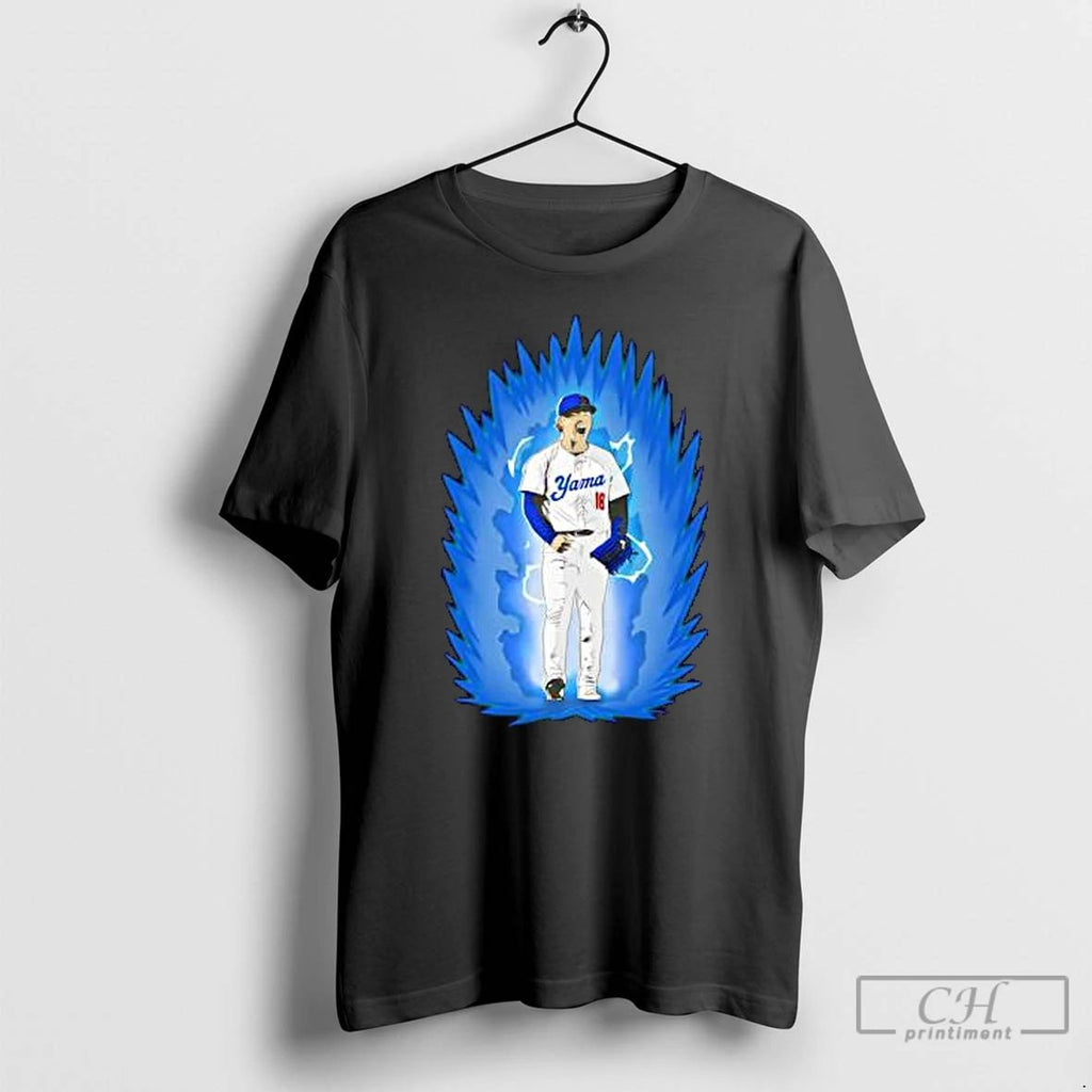 Classic Yoshinobu Yamamoto Super Saiyan Los Angeles Dodgers T Shirts