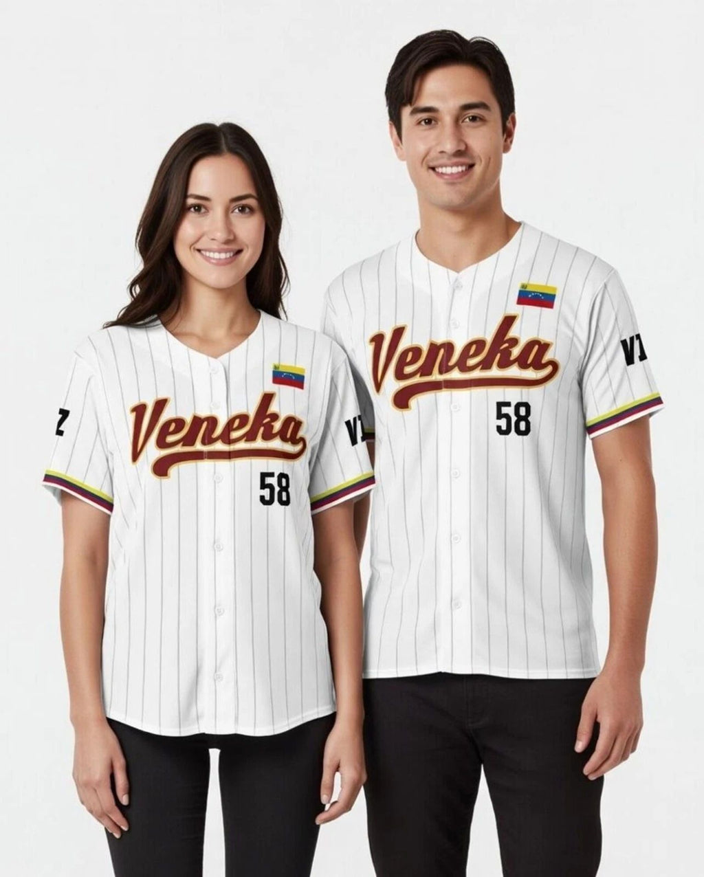 Custom Venezuela Baseball Jersey Personalized Name Number Team Uniform S-5XL