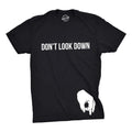 Mens Don't Look Down T shirt Funny Circle Game Novelty Tee