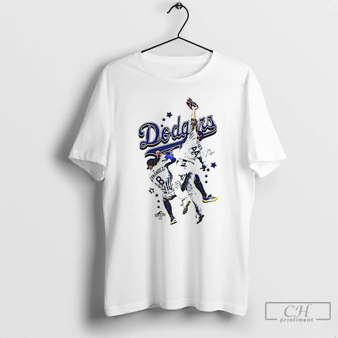 Premium Dodgers Andy Pages And Kike Hernandez Game 7 Saving Catch La Dodgers World Series
