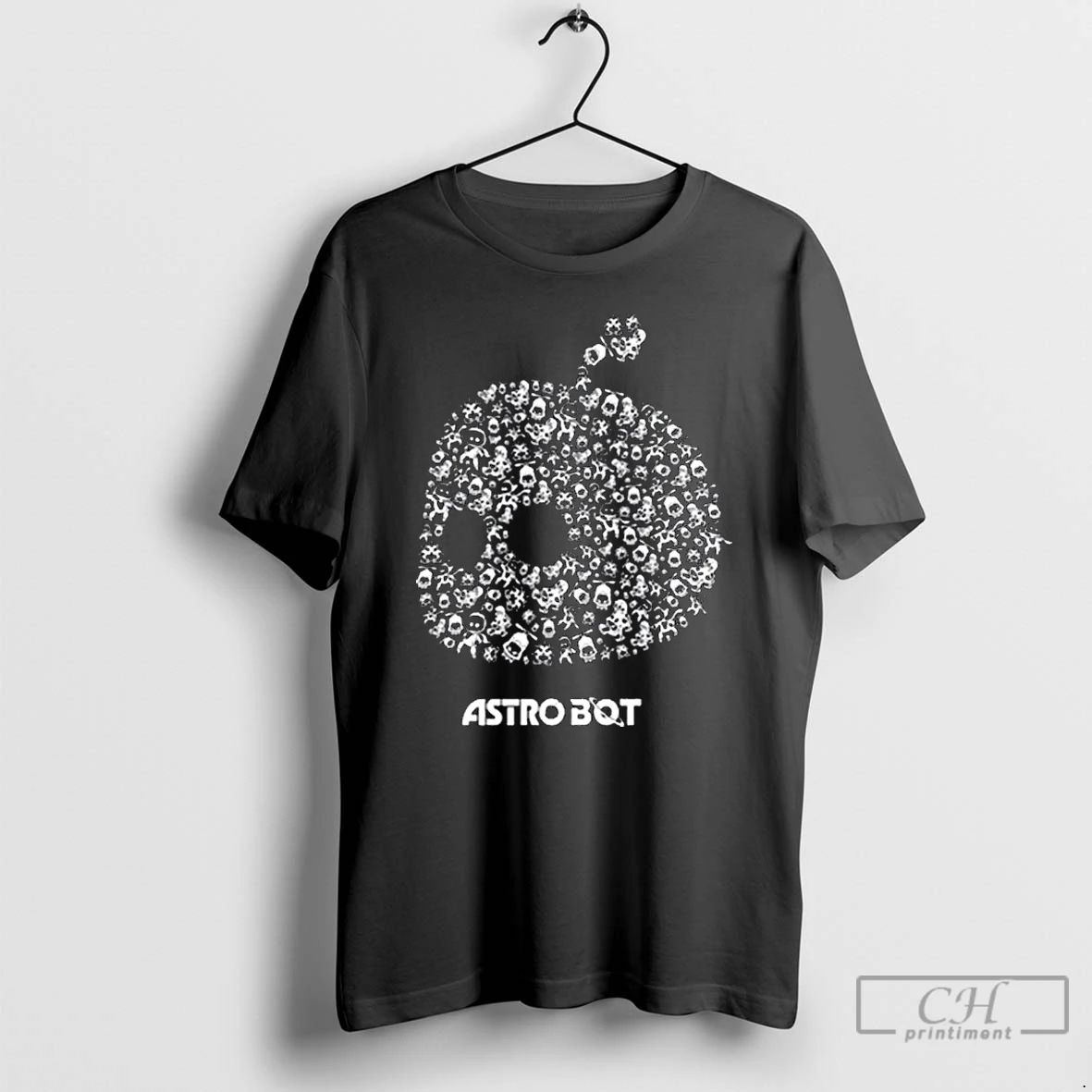 Premium Astro Bot Mosaic Style Long Sleve T Shirts