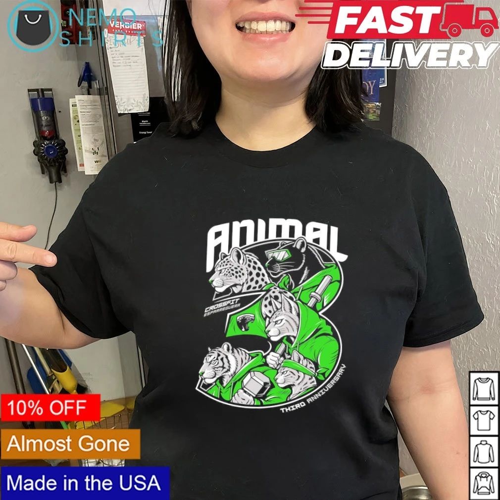 Animal CrossFit Esparreguera Third Anniversary shirt
