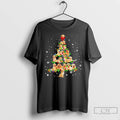 Classic Golden Retriever Christmas Tree T Shirts