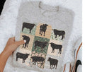 Retro Boho Cow Farm Trendy Graphic Custom Unisex T-Shirt