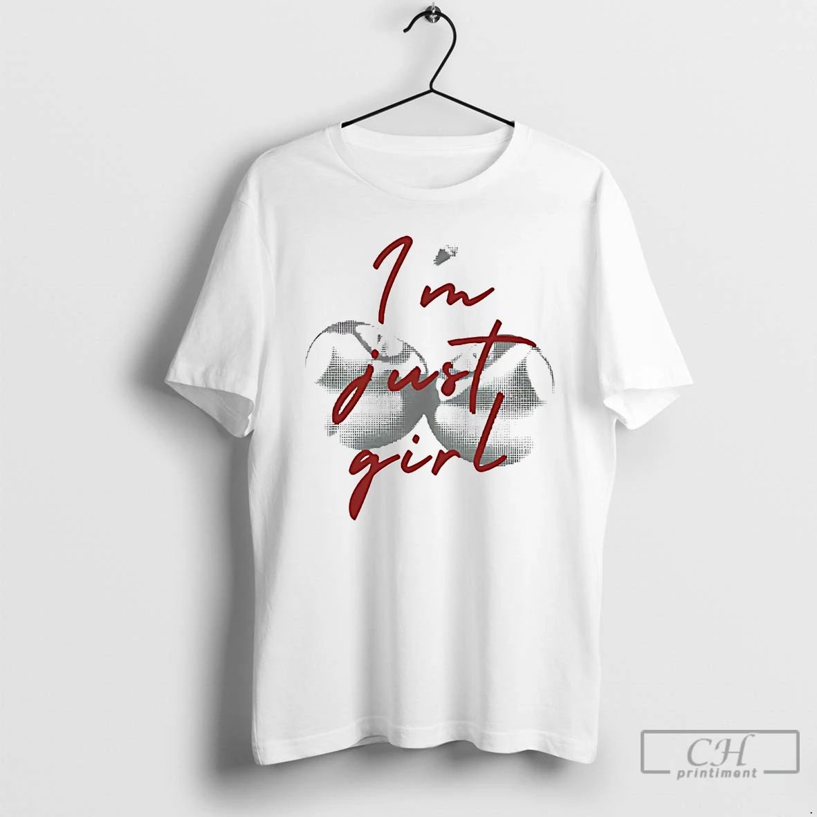Premium Twin Cherry Im Just A Girl T Shirts