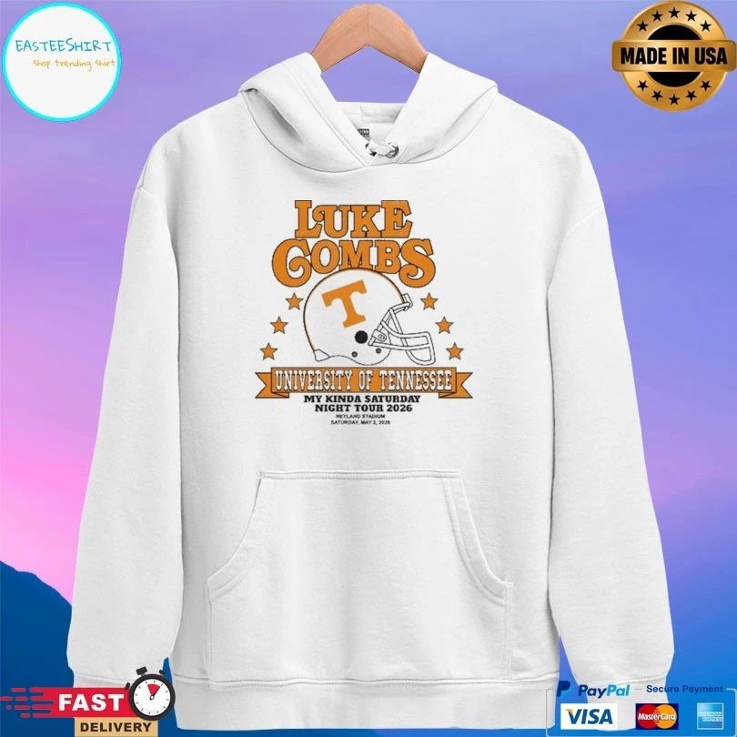 Luke Combs University Of Tennessee My Kinda Saturday Night Tour 2026 Neyland Stadium Saturday May 2 2026 Shirt