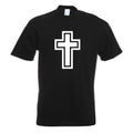 Church cross God T-shirt motif printed fun shirt design print