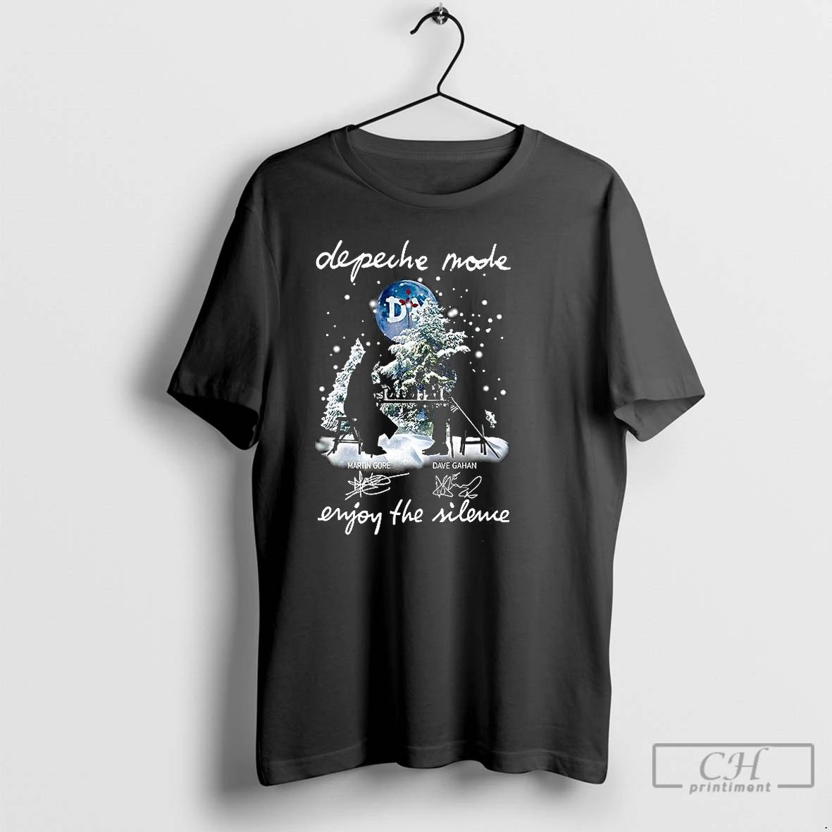 Classic Martin And Dave Playing Chess Depeche Enjoy The Silence Signature Christmas T Shirts