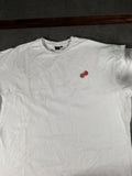 Stateside Soft Fit White T-Shirt Dice Embroidery Minimal Streetwear Men’s Medium