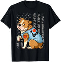 Pitbull Dog I Love Dad Tattoo Funny Family T-Shirt