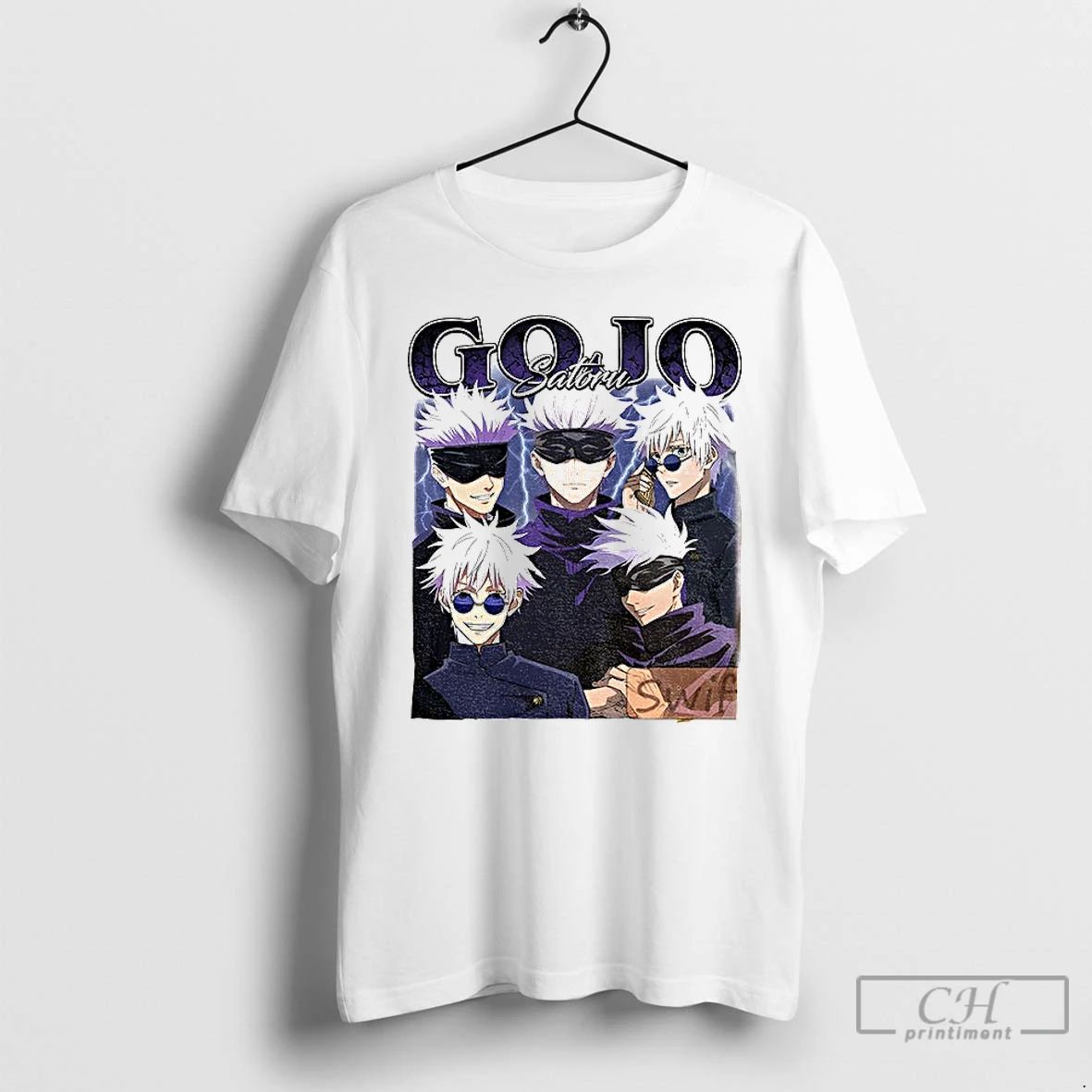 Classic Gojo Satoru Anime Jujutsu Kaisen Graphic T Shirts