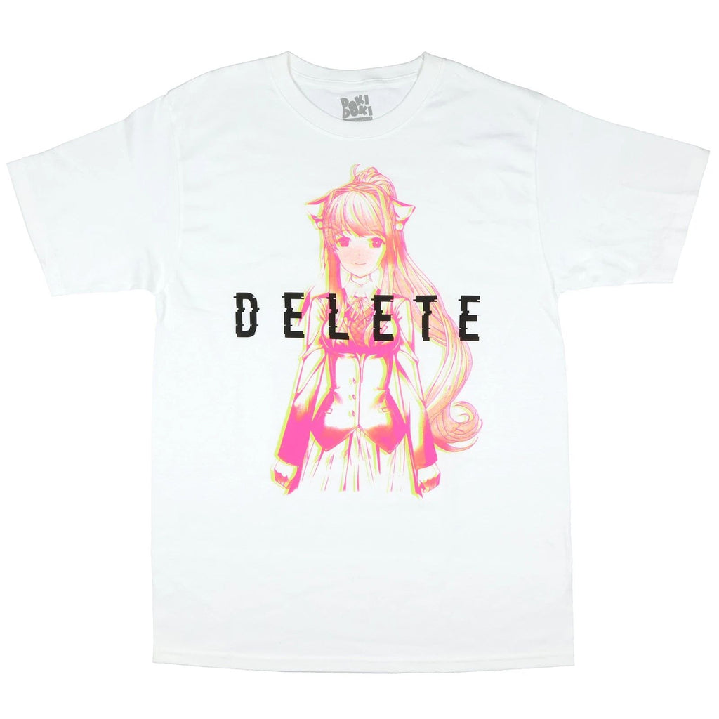 Doki Doki Literature Club Shirt Mens Monika Delete Anime Graphic Tee