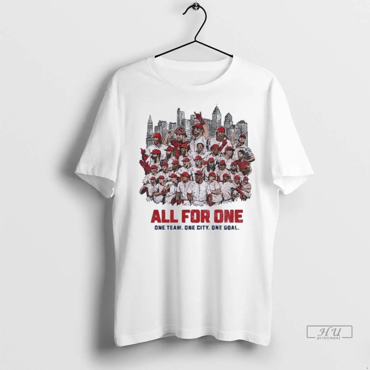 Trending Philadelphia Phillies All For One One Team One City One Goal T Shirts