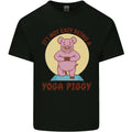 Its Not Easy Being a Yoga Piggy Funny Pig Mens Light Cotton T-Shirt