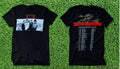 2 sided 1987 U2 The Joshua Tree Tour Rock Ban T Shirt Black
