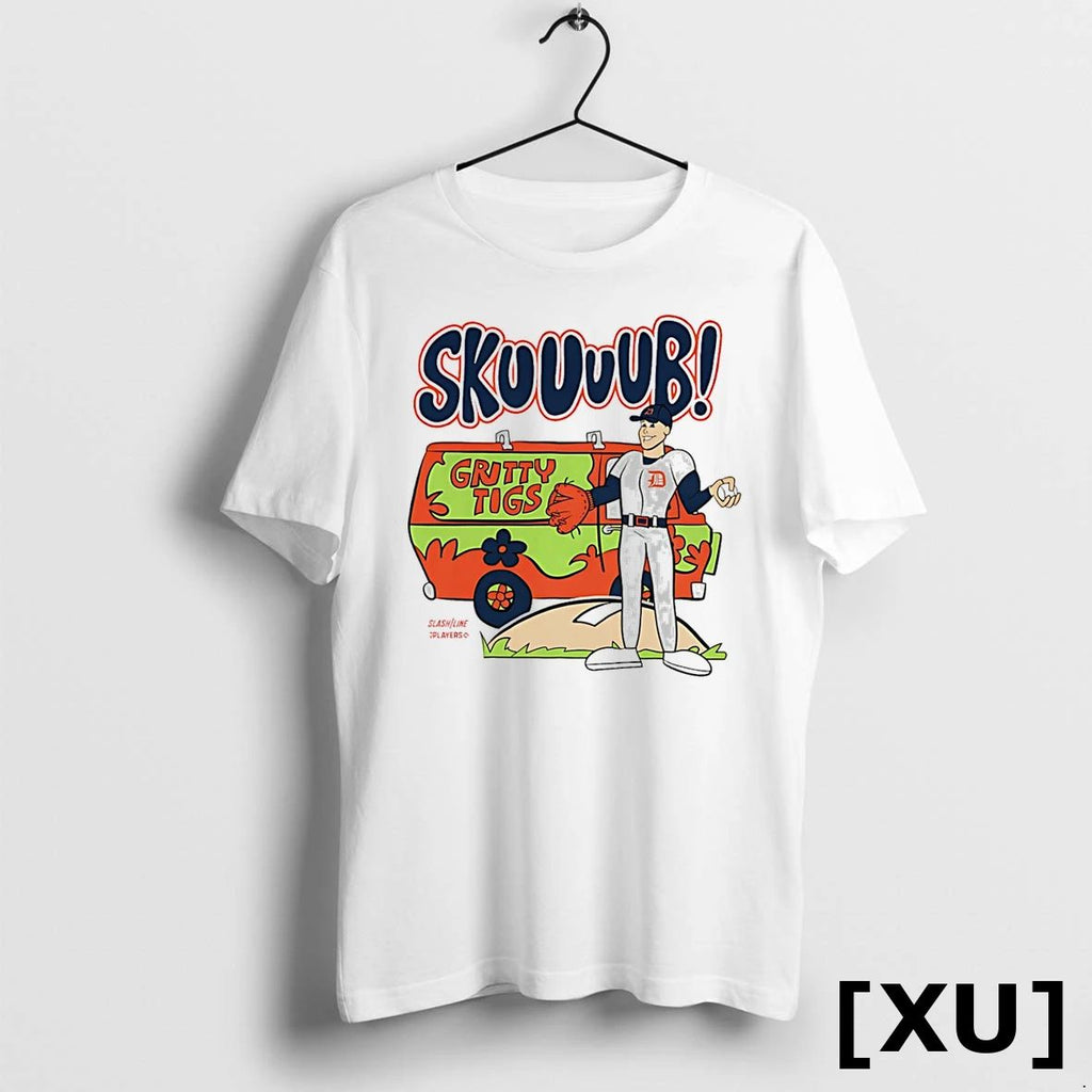 Tarik Skubal Detroit Tigers Skuuuub Gritty Tigs Cartoon Tshirts Sweater