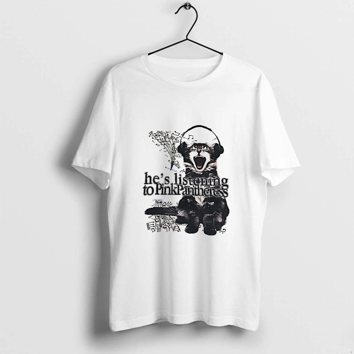 Cat Hes Listening To Pinkpantheress Tshirts Sweater