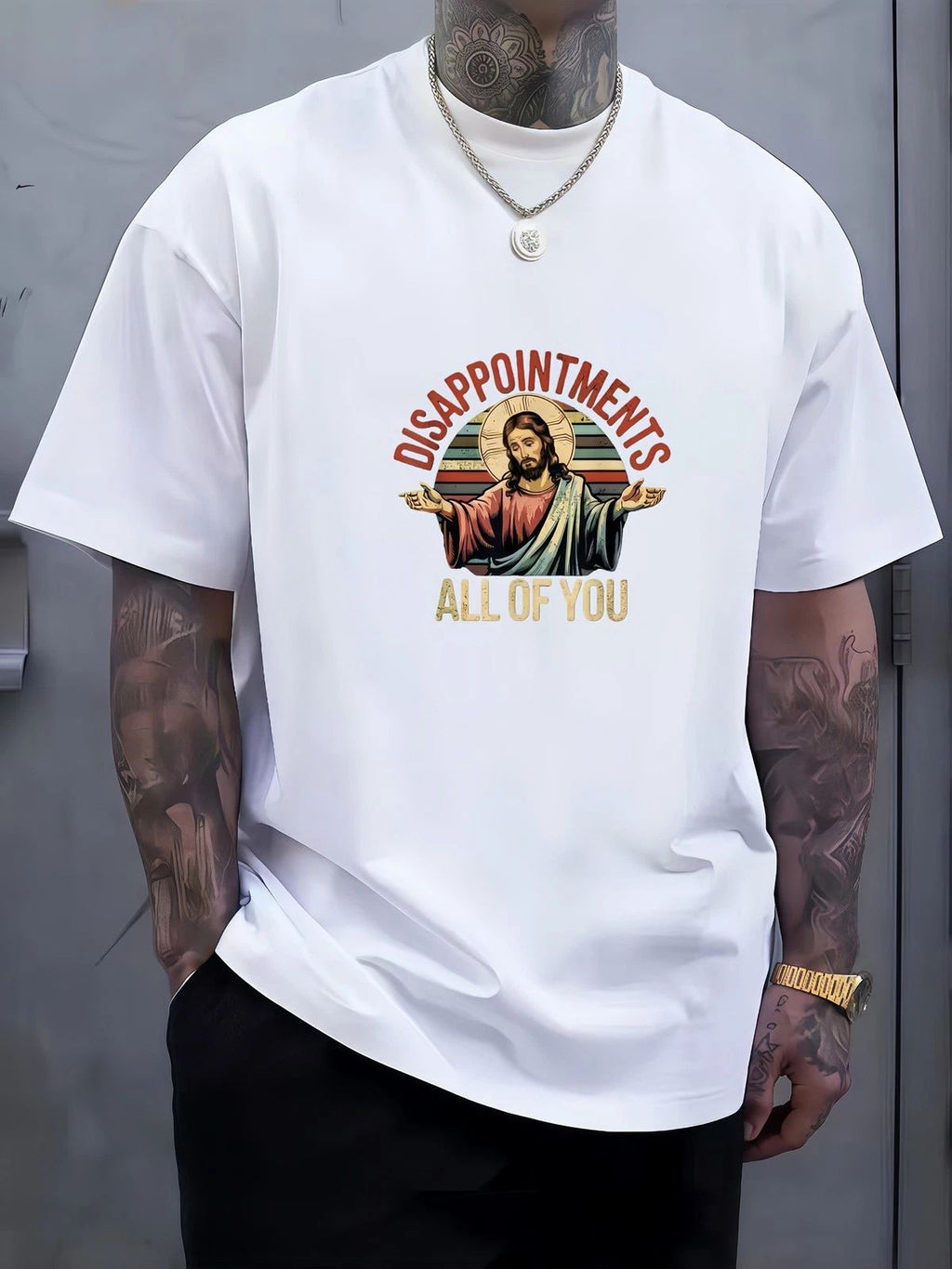 Jesus Disappointments All of You Funny Christian Meme Graphic T-Shirt