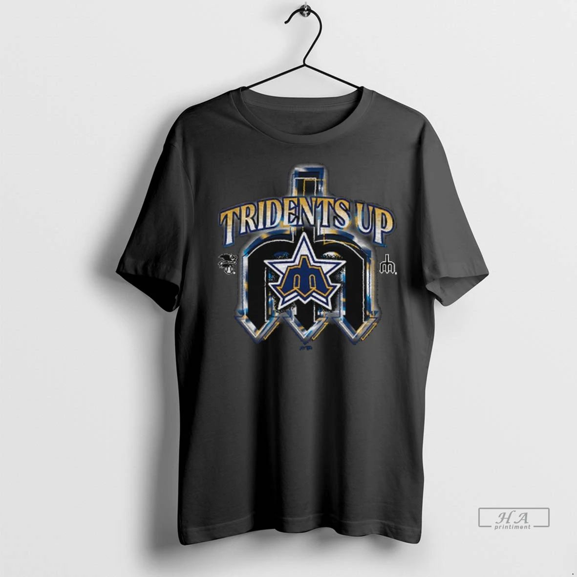 Trendy Officials Seattle Mariners Tridents Up Mlb Baseball Regional Franklin Logo Shirt Sweater