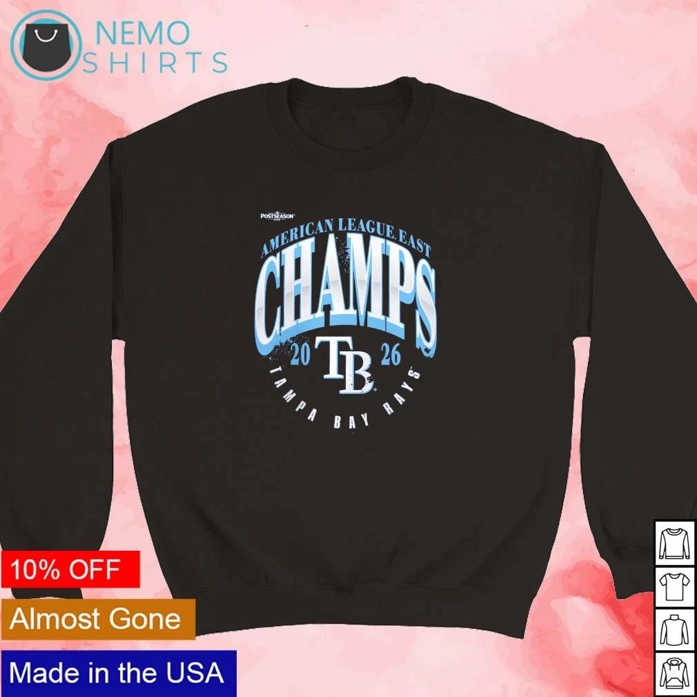 Tampa Bay Rays 2026 American League East Champs Postseason shirt