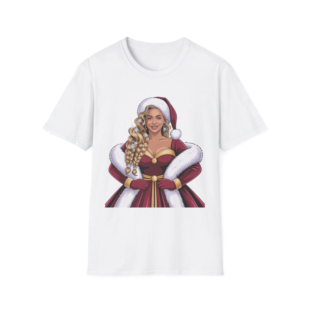 Beyonce Inspired Unisex Softstyle T-Shirt, Holiday Tee, Festive Shirt