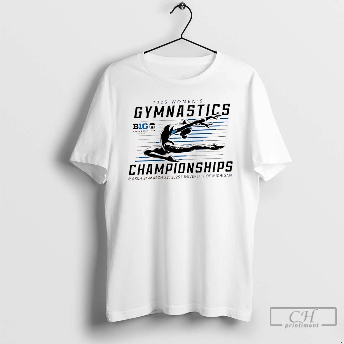 Classic Big Ten 2025 Womens Gymnastics Championships Logo T Shirts