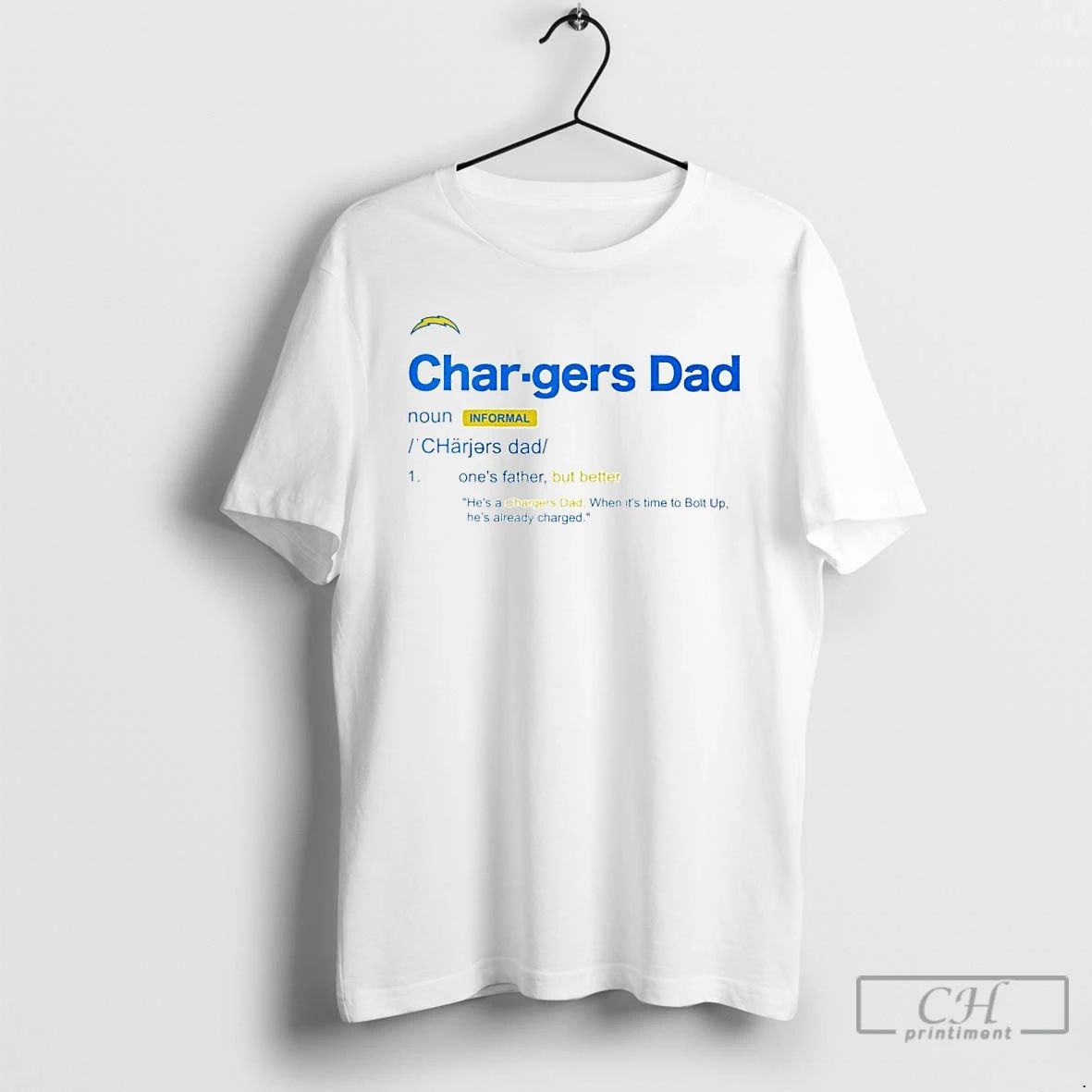 Premium Los Angeles Chargers Dad Definition Ornaments T Shirts