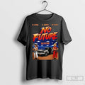 Premium No Future Outatime Retro 80s Arcade Back To The Future Style Long Sleve