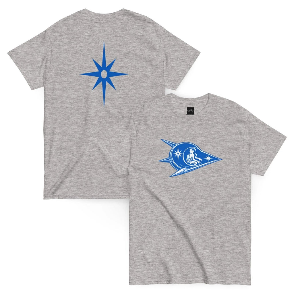 The Star Traveler T-Shirt – Varsity Blue Logo