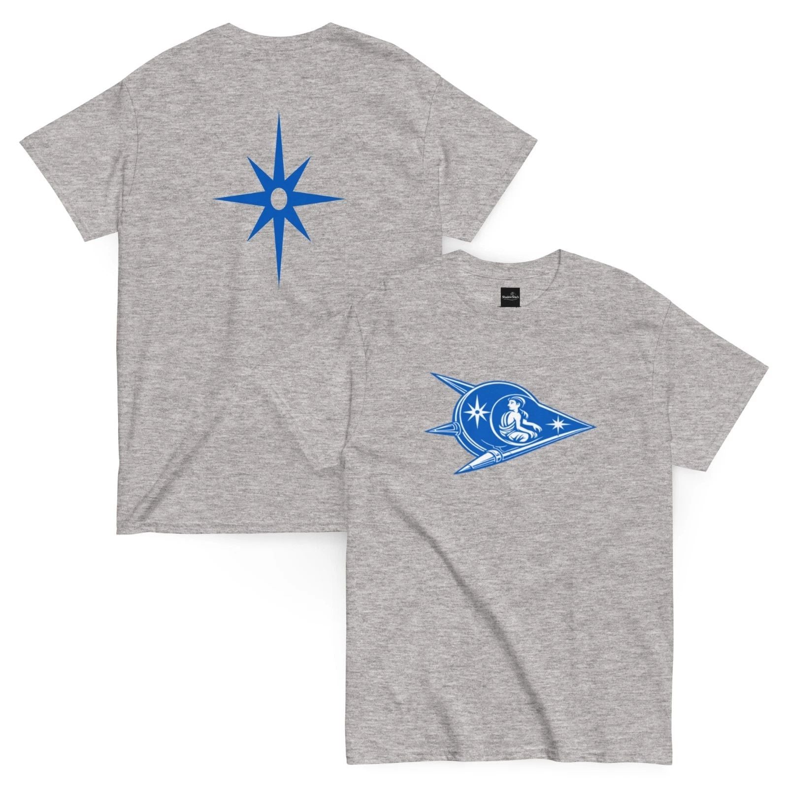 The Star Traveler T-Shirt – Varsity Blue Logo
