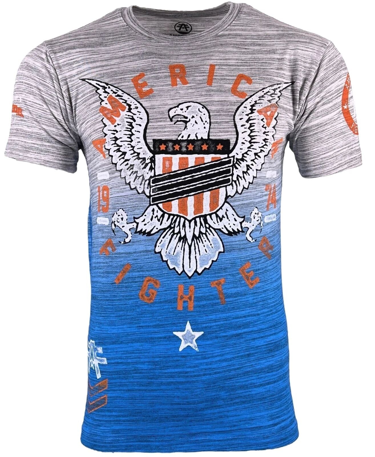 American Fighter Men's T-shirt VANDERPAINT Crew neck Athletic Eagle MMA