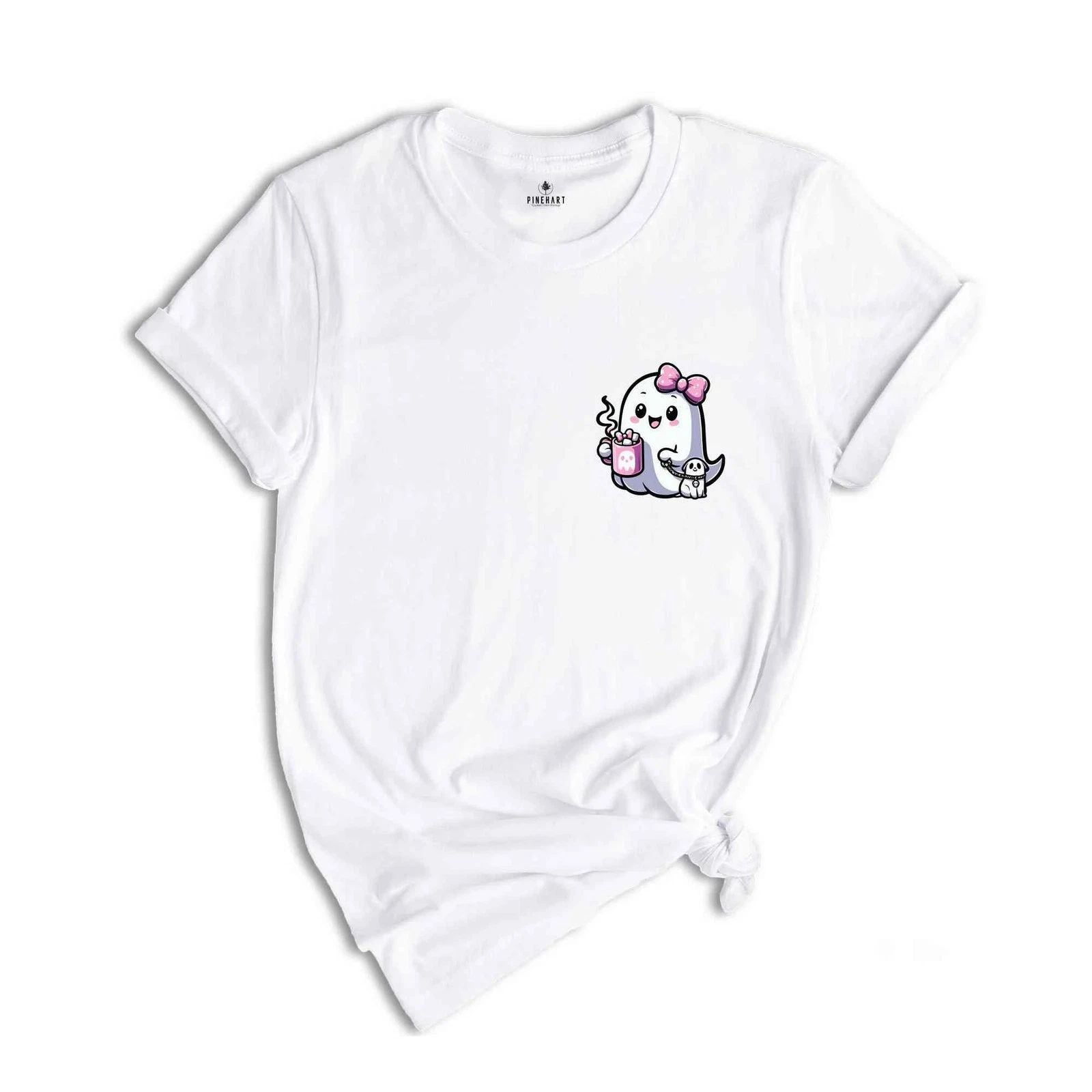 Ghost Dog Shirt, Сute Ghost Dog Shirt, Dog Lovers Shirt, Halloween Shirt, Hallow