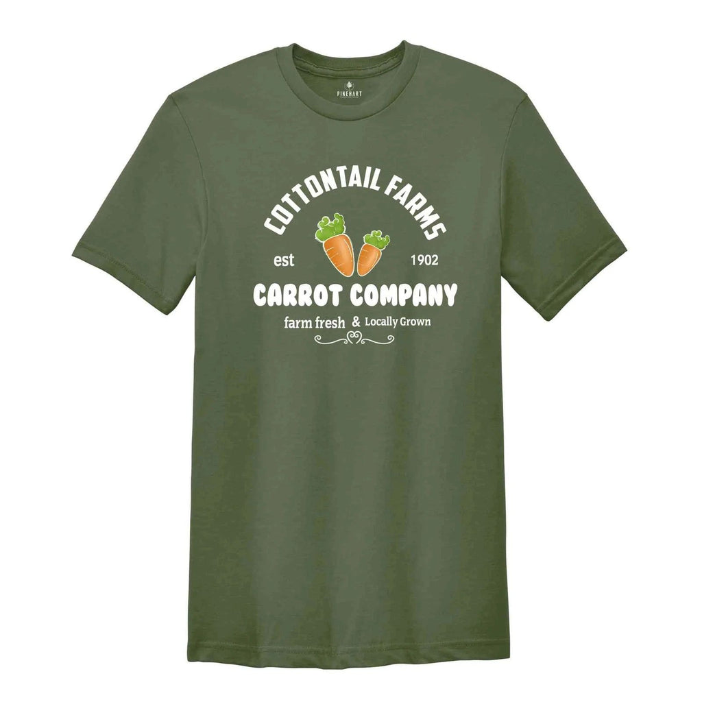 Cottontail Farms Carrot Company Shirt, Easter Day Shirt, Cute Easter Shirt, Funn