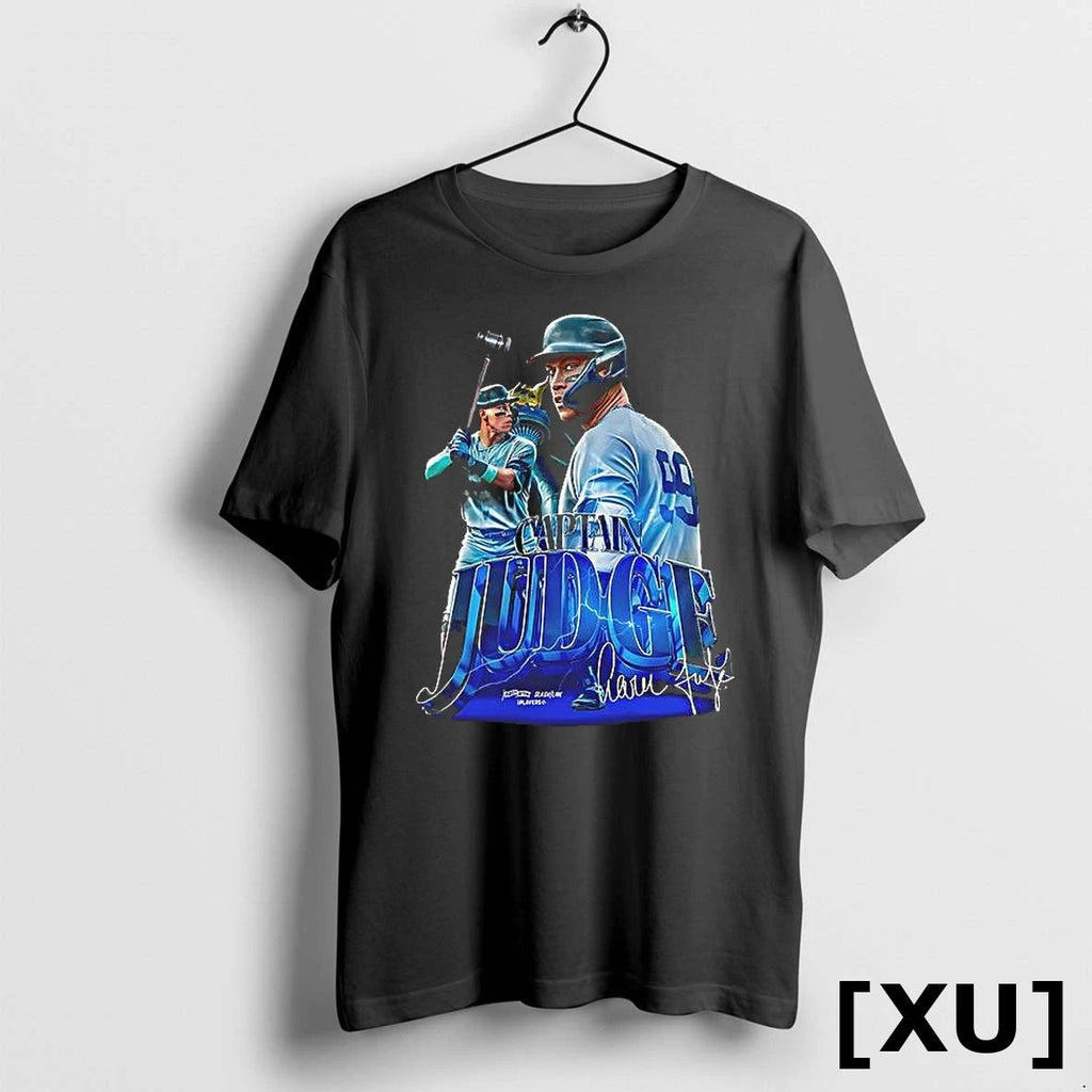 New York Yankees Captain Judge Graphic Signature Tshirts Sweater
