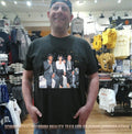 Vincent Vega Mia Wallace and Jules Winnfield Pulp Fiction concrete ledge shirt