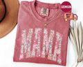 Boho Floral Mama Comfort Tee Women's Mom Gift Soft Cotton Top