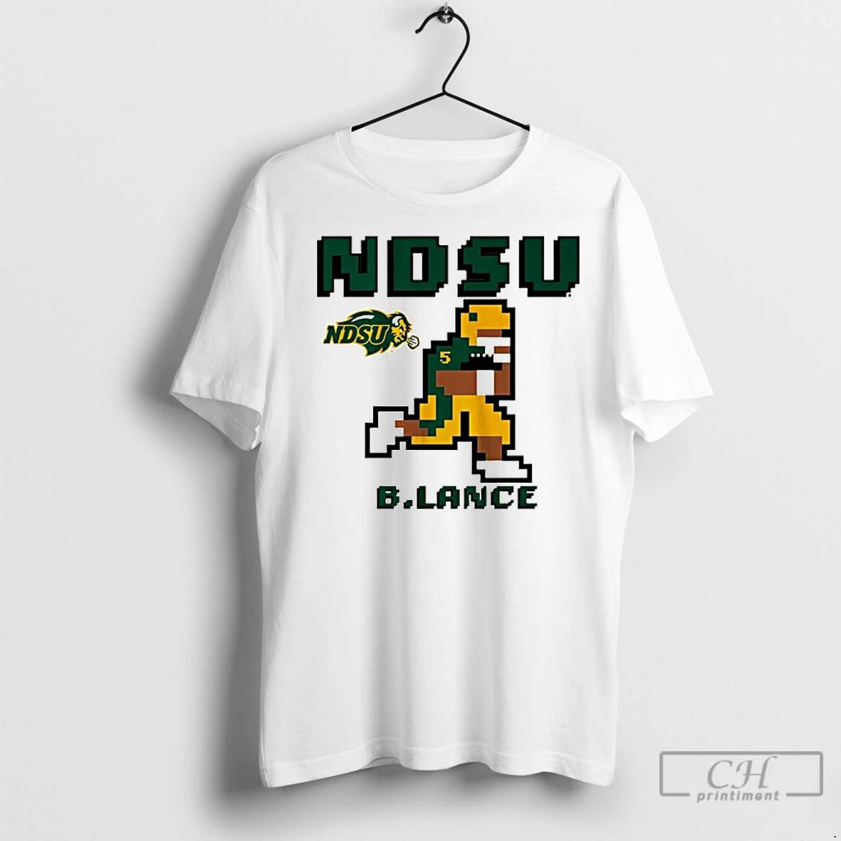 Classic North Dakota State Bison Bryce Lance Retro Baller Ornaments