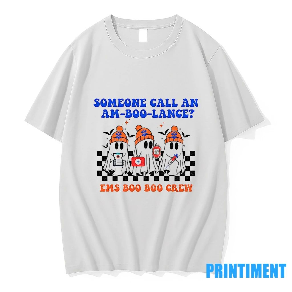 Ghost Ems Boo Boo Crew On Duty To Save Your Boo Ty Nursing Halloween Tshirts