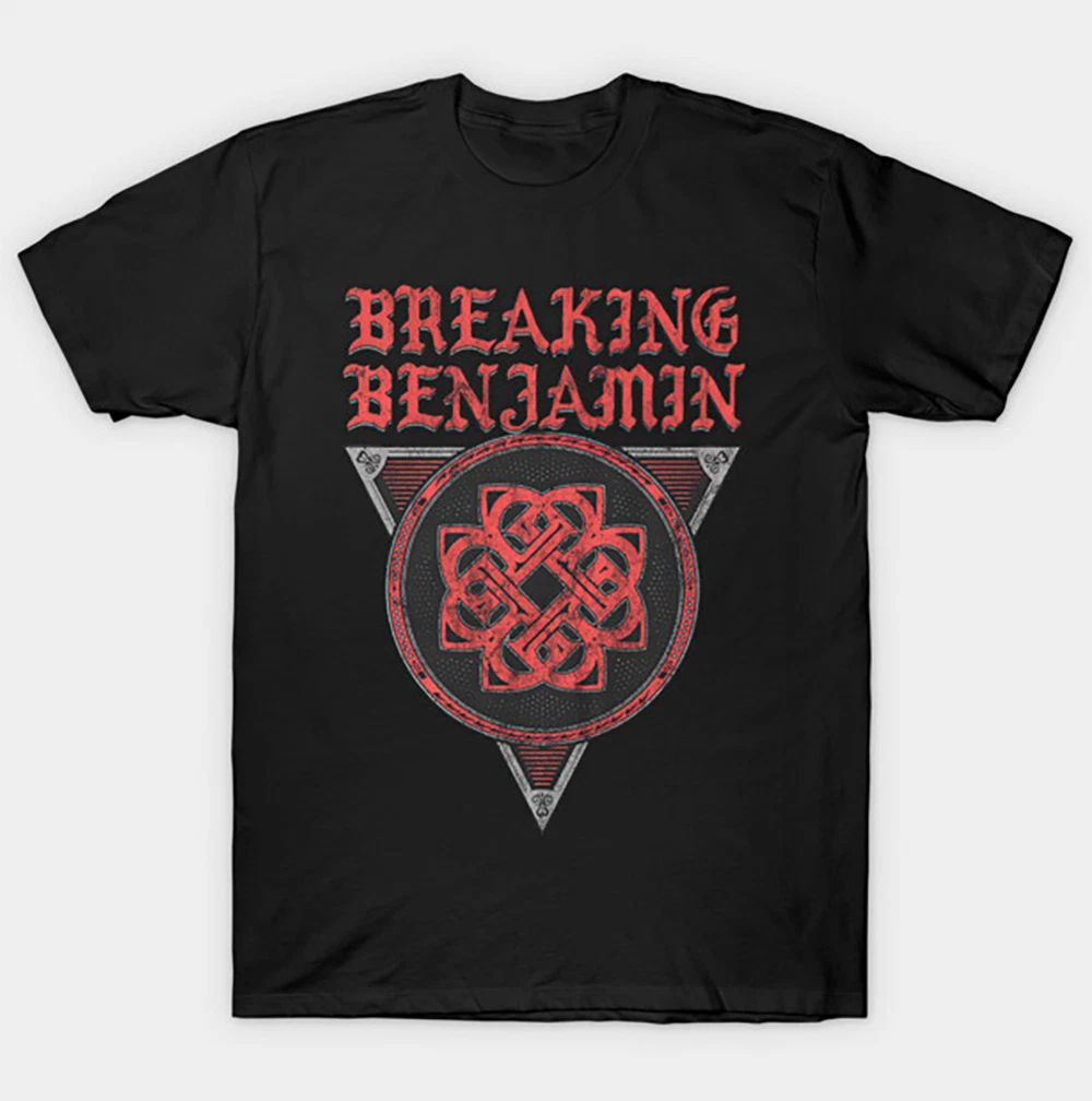 Breaking Benjamin Band Logo Rock Music Graphic T Shirt