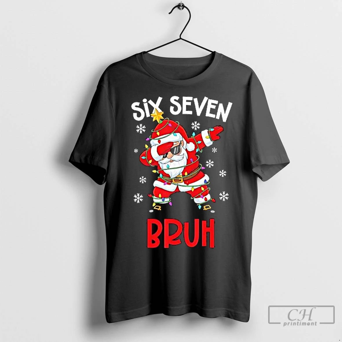 Premium Bruh 67 Six Seven 6 7 Santa Xmas