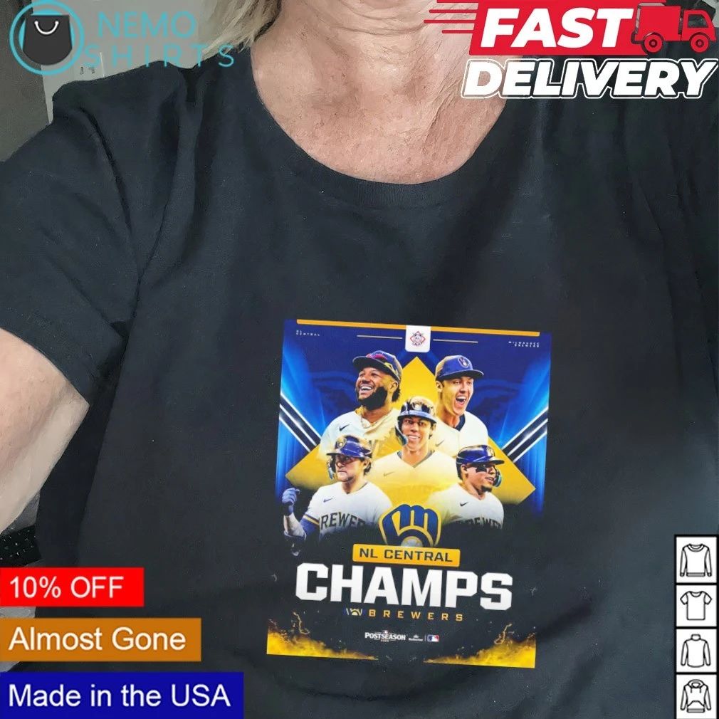 Milwaukee Brewers NL Central Champs 2024 Postseason shirt