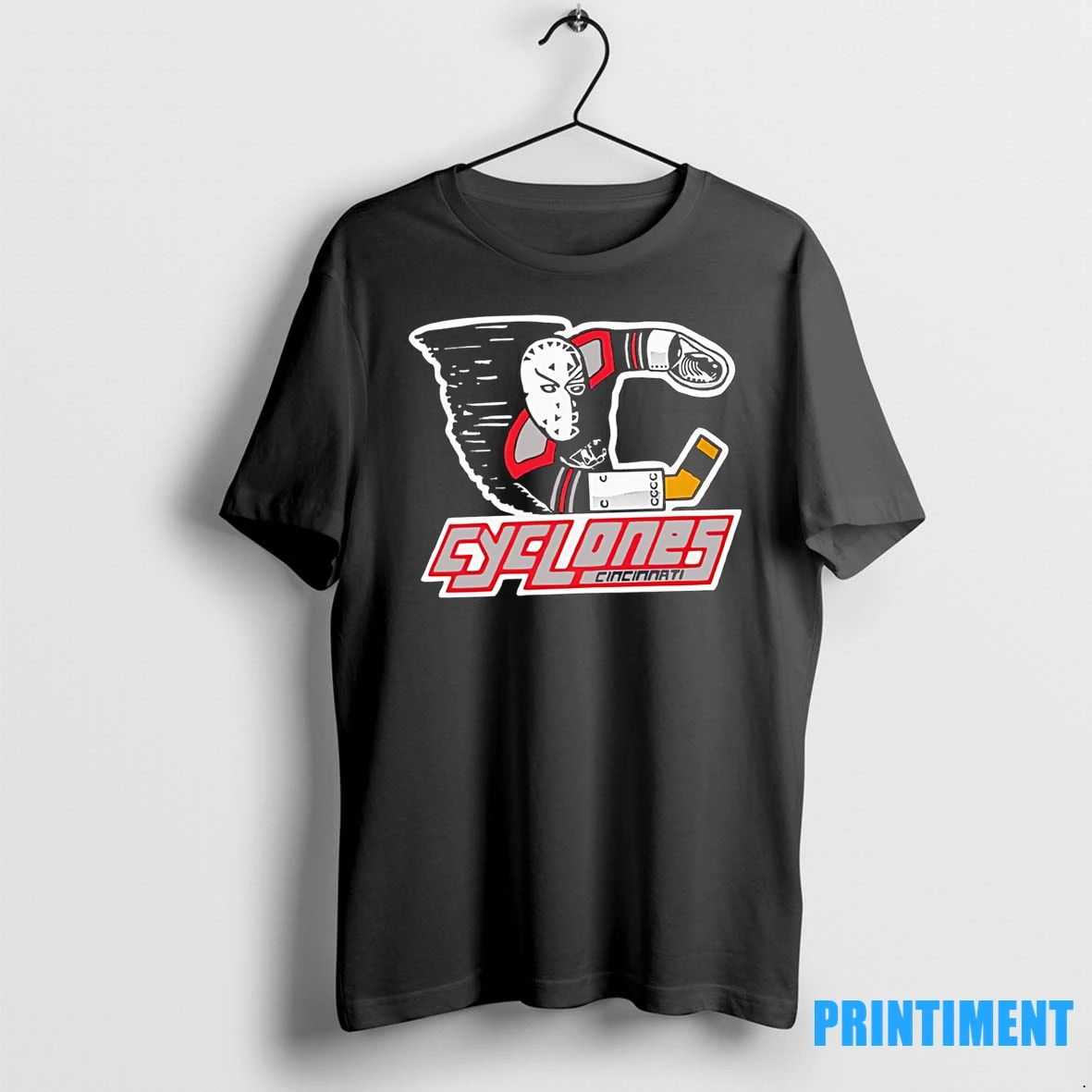Cincinnati Cyclones Hockey Retro Logo Tshirts Sweater